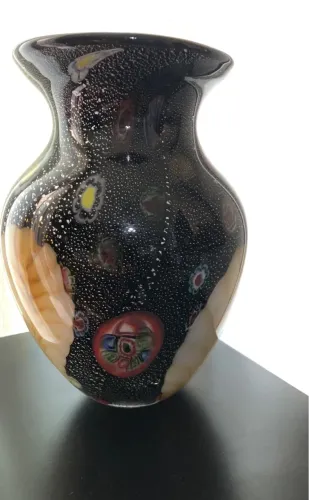 Vaso Decorativo de Vidro Murano