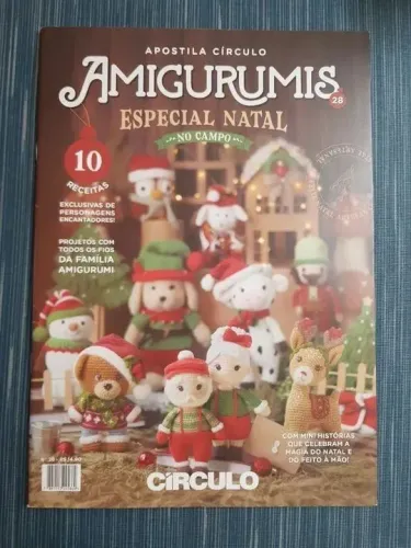 Revista Apostila Amigurumi Especial Natal n. 28 - Círculo
