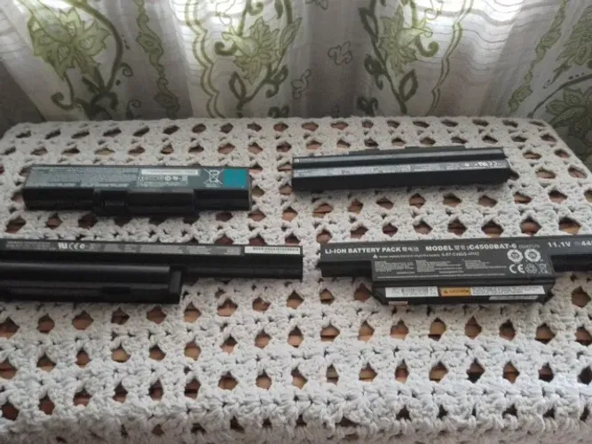 Baterias e carregadores de notebook 