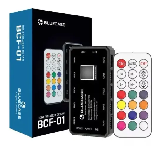 Controlador De Fan Bcf-01 Bluecase Box  -Loja Coimbra Computadores Entregamos 