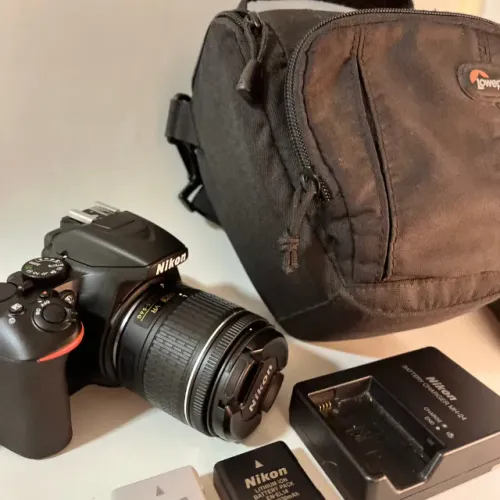 máquina profissional fotográfica nikon d-3000