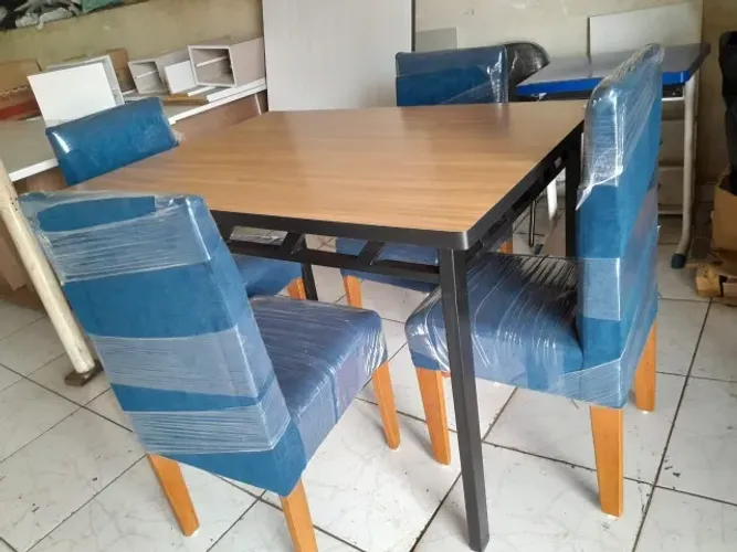 promoção, mesa com 4 cadeiras - frete grátis