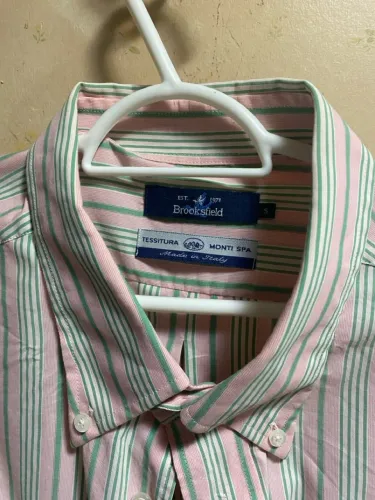 Camisa social manga longa Brooksfield