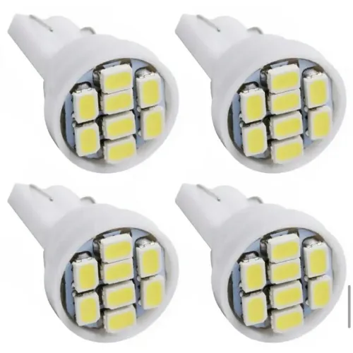 Lâmpadas LED T10 168 194 - Super Brilho