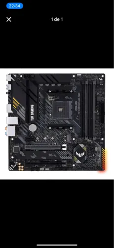 Placa mãe Asus Tuf Gaming B550M DDR4 