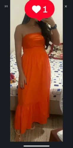 Vestido laranja