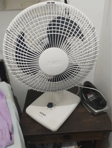 Ventilador de Mesa Arno Alivio 3 Velocidades - Funcionando Perfeitamente