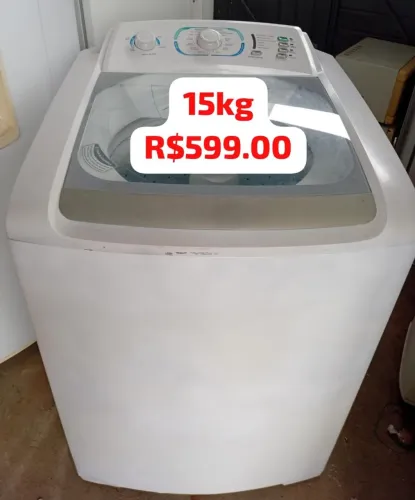 Máquina de lavar Electrolux 15Kg revisada garantia de 3meses entrega apenas na FRG