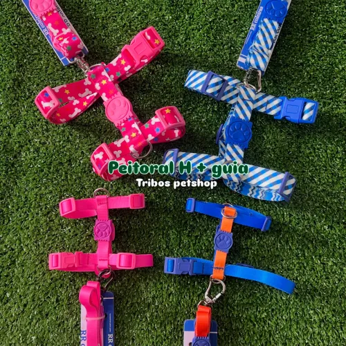 Peitoral H para cães 