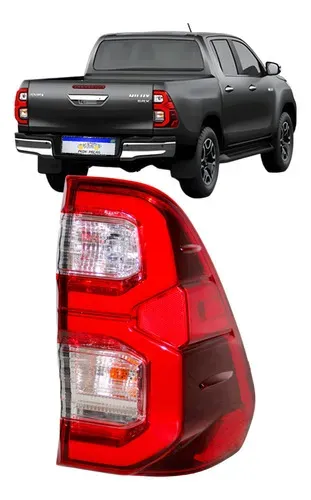 Lanterna Toyota Hilux 2021 2022 2023 Traseira Nova Ld Led Direito Vermelho