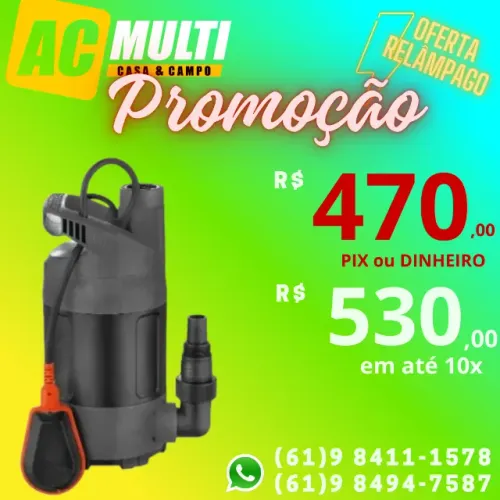 Bomba Submersível para Drenagens LKS-400P 0,5hp 220v Lepono