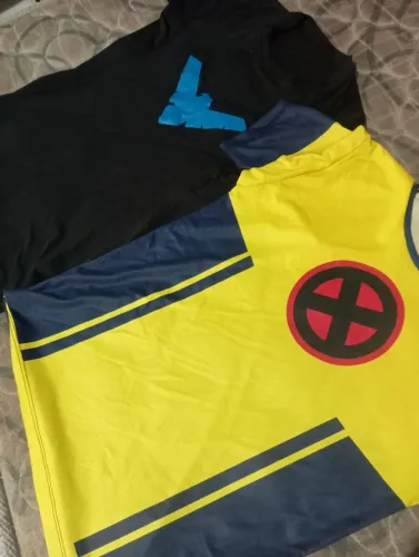 2 Camisas personalizadas (Asa noturna e X-men)