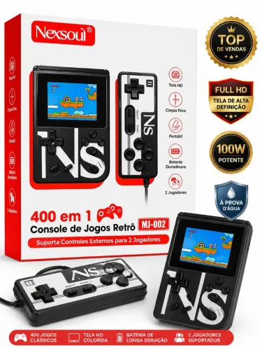 Console de jogos retrô ,400 em 1