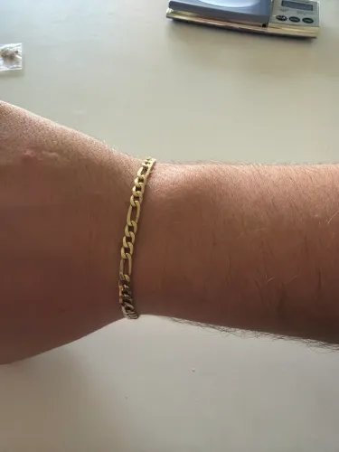 Pulseira de ouro 18k apenas 500 a grama nova
