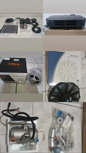 Kit Ar-Condicionado para Fusca + Alternador 75A