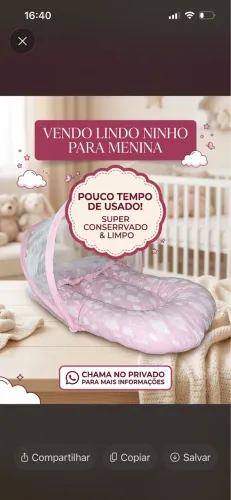 ninho para bebê 