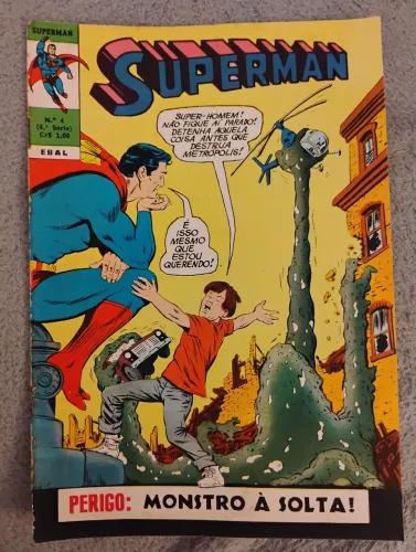 SUPERMAN (4ª SÉRIE) n°4 (12/1972) EBAL