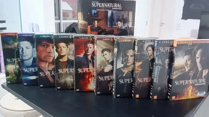 Coleção DVDs Sobrenatural da primeira até a Décima Temporada 