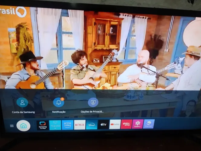 Smart TV digital de LED 32 polegada Samsung precinho 