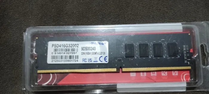 Memória Ram (16gb) Patriot DDR4 3200htz