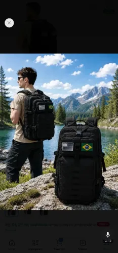 Mochila Tática Militar Impermeável Reforçada 50 L