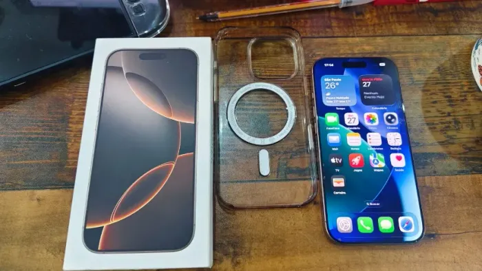 celular iphone 16 Pro 128gb Impecável celular apple completo