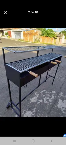 Churrasqueira para espetinhos 