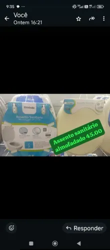 Tampa de vaso sanitário Almofadado impermeável