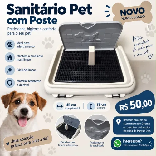 Sanitario higiênico pet /tapete higiênico pet