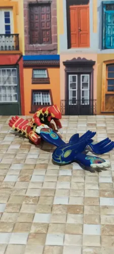Dupla Lendária Pokémon - Groudon e Kyogre
