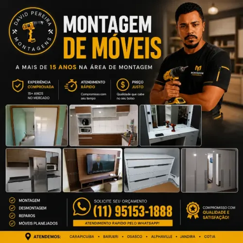 Montador de móveis Profissional - Barueri e região