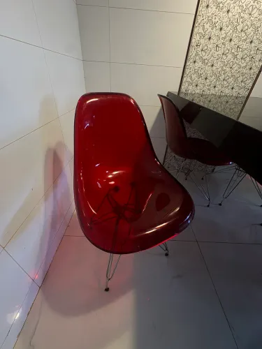 CADEIRAS Eames Eiffel vermelha