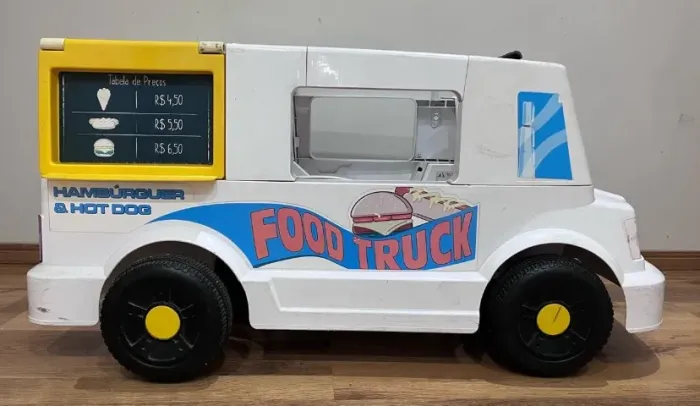 Mini Veículo Elétrico - 6V - Meu Primeiro Food Truck Bandeirante