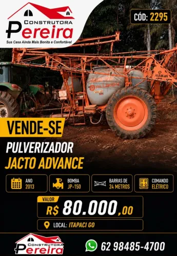 Pulverizador Jacto Advance