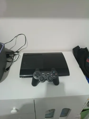 PS3 super Slim desbloqueado 1TB vários jogos