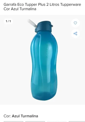Garrafa tupperware 2 litros original. 
