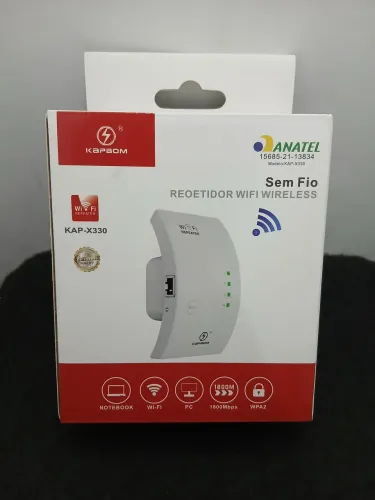 REPETIDOR MEIA LUA WIFI * NOVO *