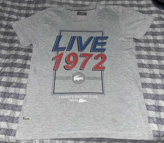 Camisa Lacoste original (Live 1972)
