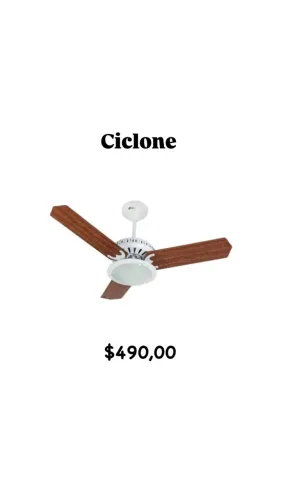 Ventiladores de Teto Ciclone