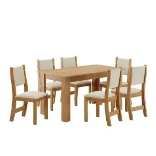 Mesa de Jantar Violeta com Cadeiras Sol Bronze