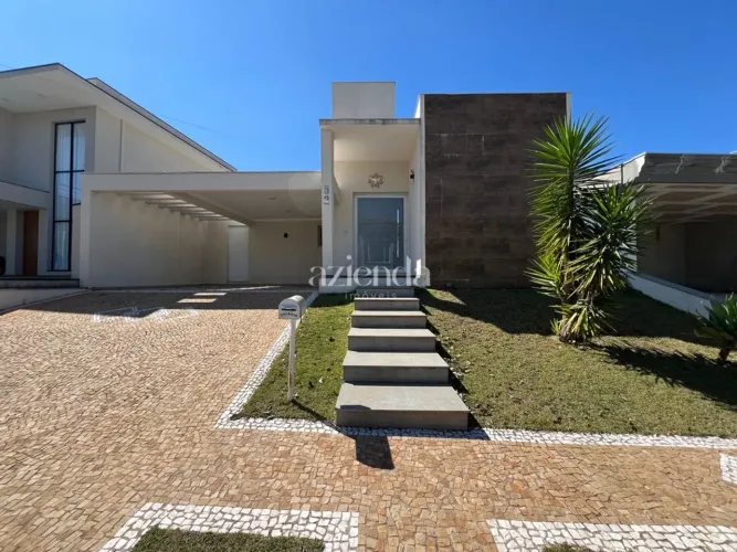 Casa Térrea no Ville de France Itatiba/SP | 3 Suítes, Espaço Gourmet e Jacuzzi
