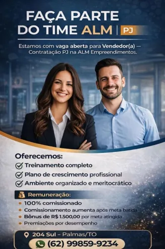 Vendedor(a) Sem Experiência - Comissão + Bônus