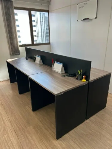 Mesa de Escritório 6 lugares, monte como quiser