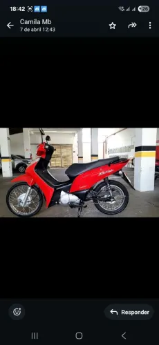 Vendo honda biz ES partida elétrica , muito conservada , moto de mulher, *.
