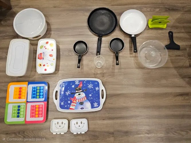 Itens de cozinha lote R$ 100,00 ou valor individual