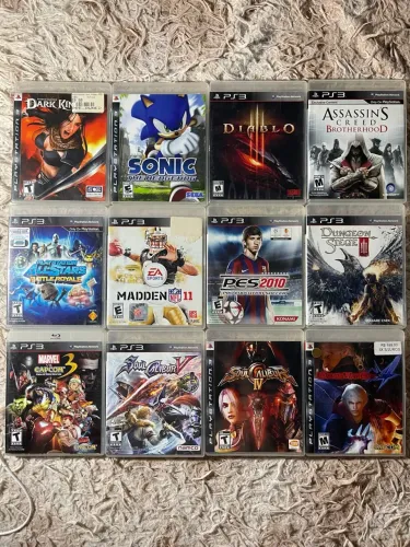 Lote 13 Jogos PS3 + Brinde