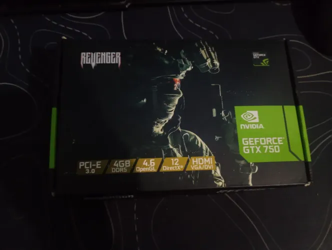 GTX 750 com 3 meses de uso, apresenta artefatos. Troco por R3 2200g ou 8gb DDR4 ecc
