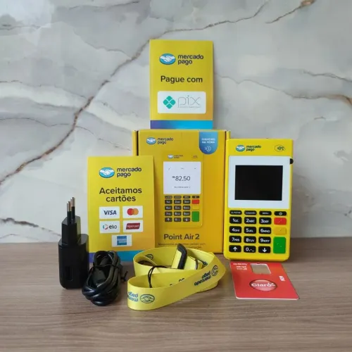 Máquina de Cartão Point Air 2 Mercado Pago promoção na caixa com garantia pronta entrega
