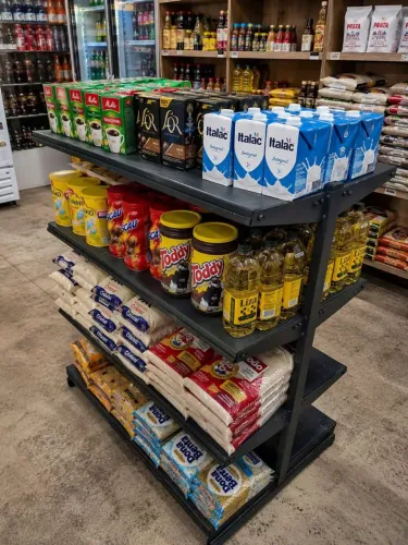 Gôndola central para supermercado chapa 22
