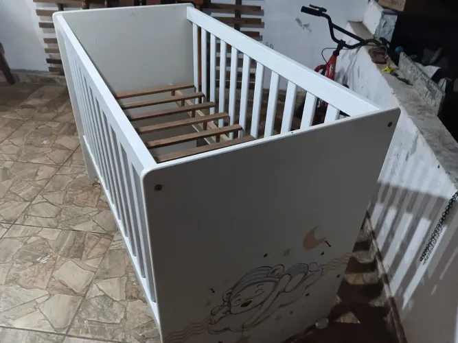 berço bebe vira cama infantil
